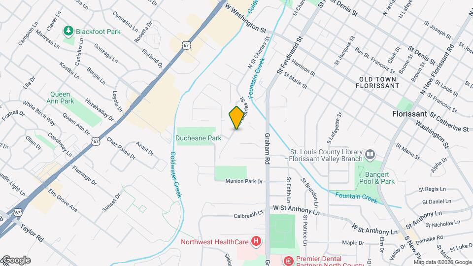 330 S St Charles St Map and Location Details