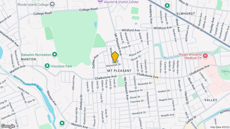 53 Winthrop Ave Map and Location Details