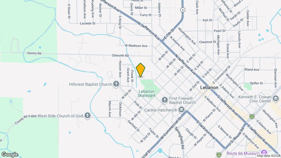 381 Hilton St Map and Location Details