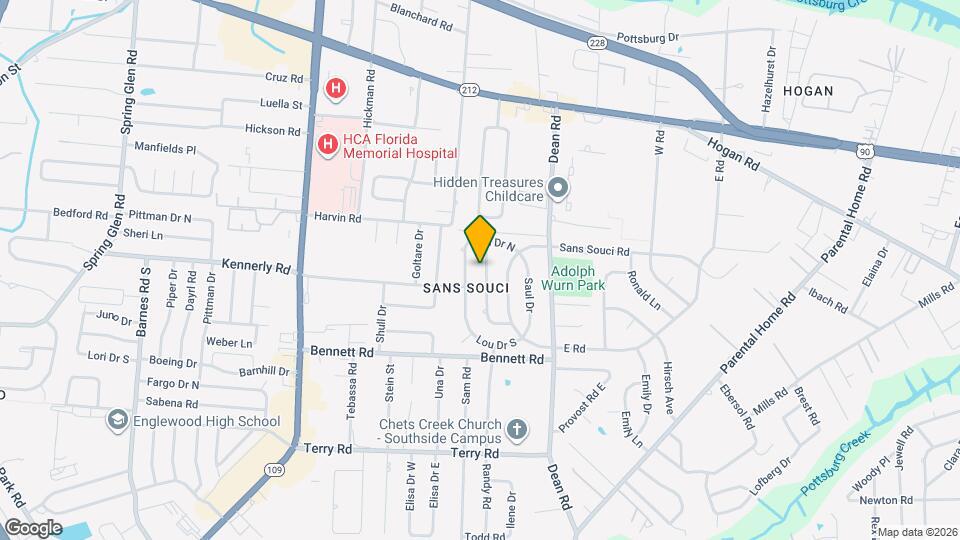 2138 Larry Dr Map and Location Details