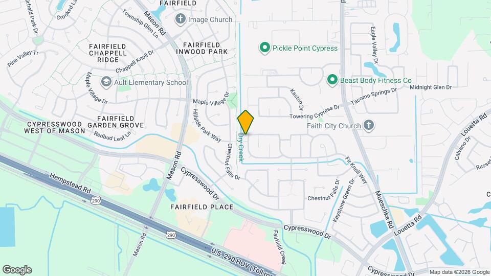 15007 Miller Meadows Ln Map and Location Details