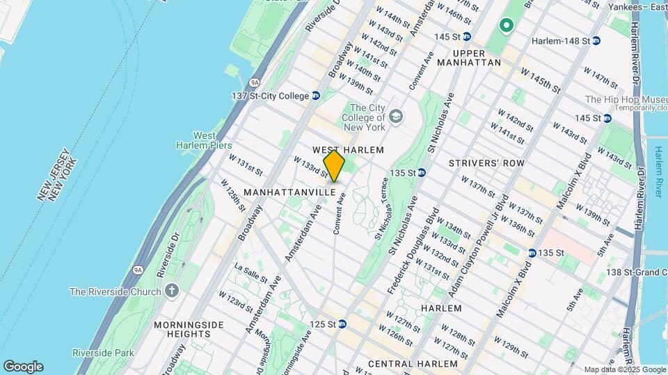 1471 Amsterdam Ave-Unit -4A Map and Location Details
