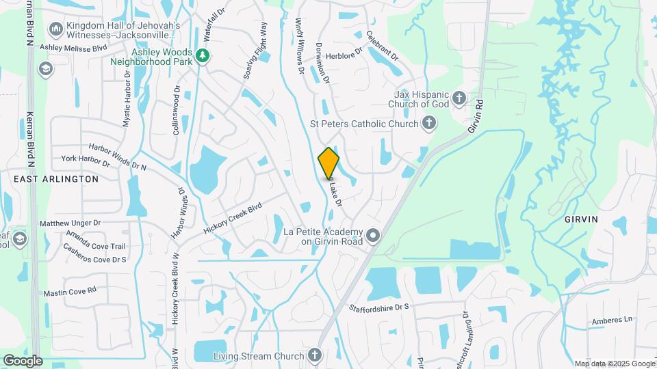 880 Long Lake Dr Mapa y Detalles de la Ubicación