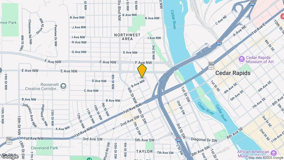 408 B Ave NW, Unit 1 Mapa y Detalles de la Ubicación