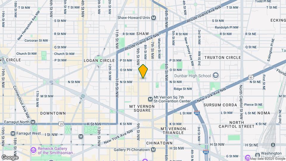 801 N St NW, Unit 801 N St NW Map and Location Details
