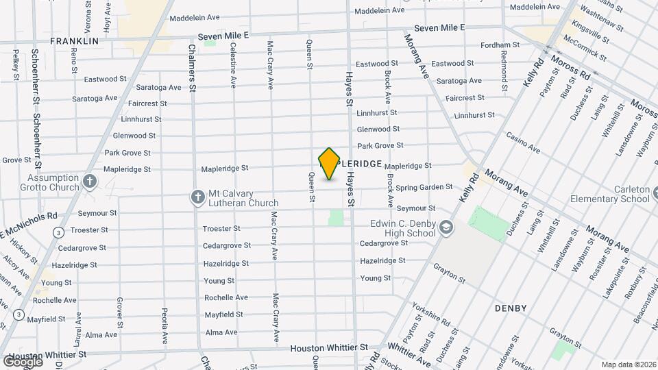 15053 Spring Garden St Map and Location Details