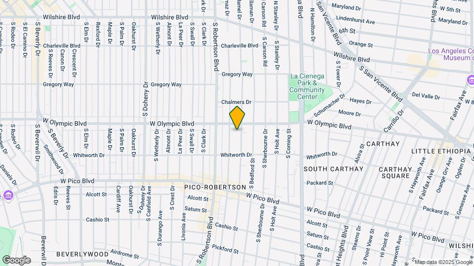 1021-1025 S Shenandoah St Map and Location Details