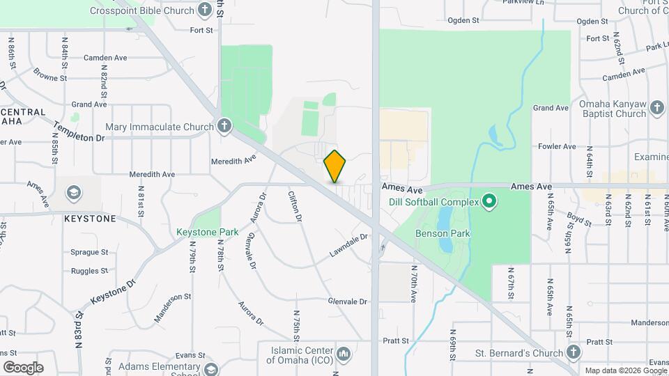 7401 Ames Cir Map and Location Details