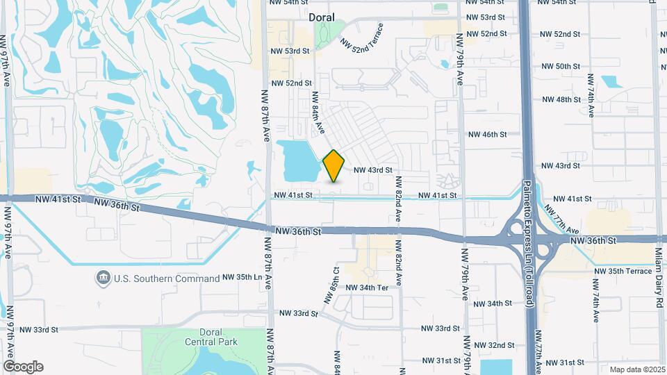 8805 NW 41st St Map and Location Details