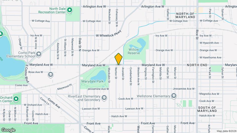 464 Maryland Ave W, Unit 2 Map and Location Details