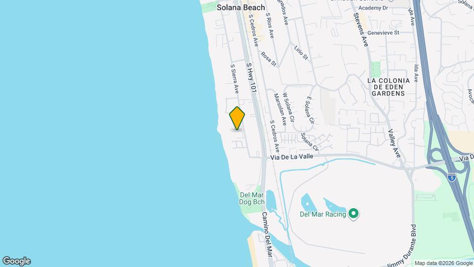 163 Del Mar Shores Ter, Unit Colorful 2BR Beach Condo Map and Location Details