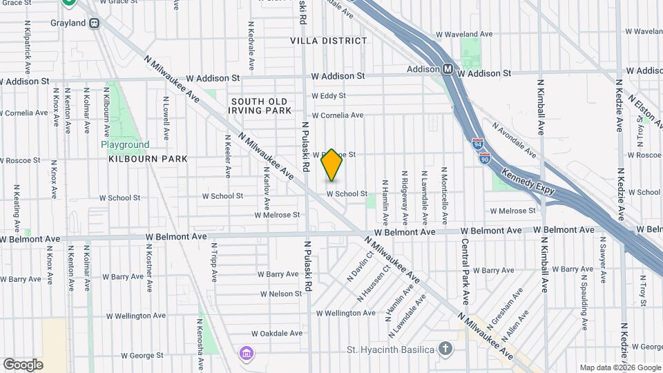 3311 N Harding Ave, Unit 1N Map and Location Details