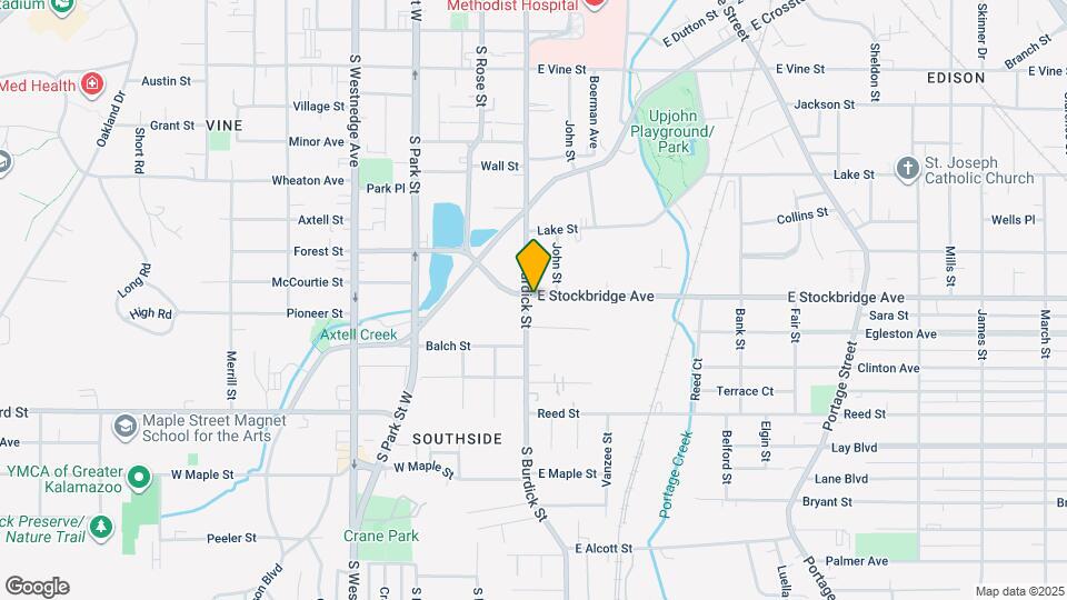 1403 S Burdick St Map and Location Details