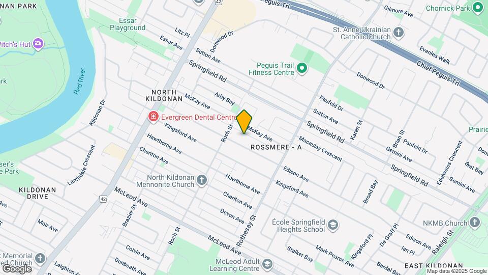 327 Edison Av Map and Location Details