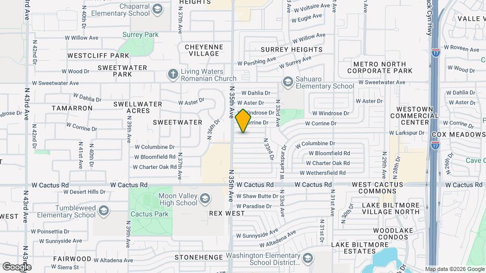 3427 W Rosewood Ave, Unit 001-5071 Mapa y Detalles de la Ubicación