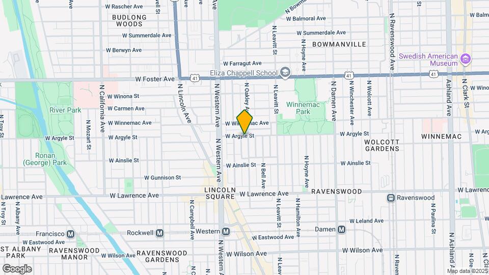 4956 N Oakley Ave, Unit 3 Map and Location Details