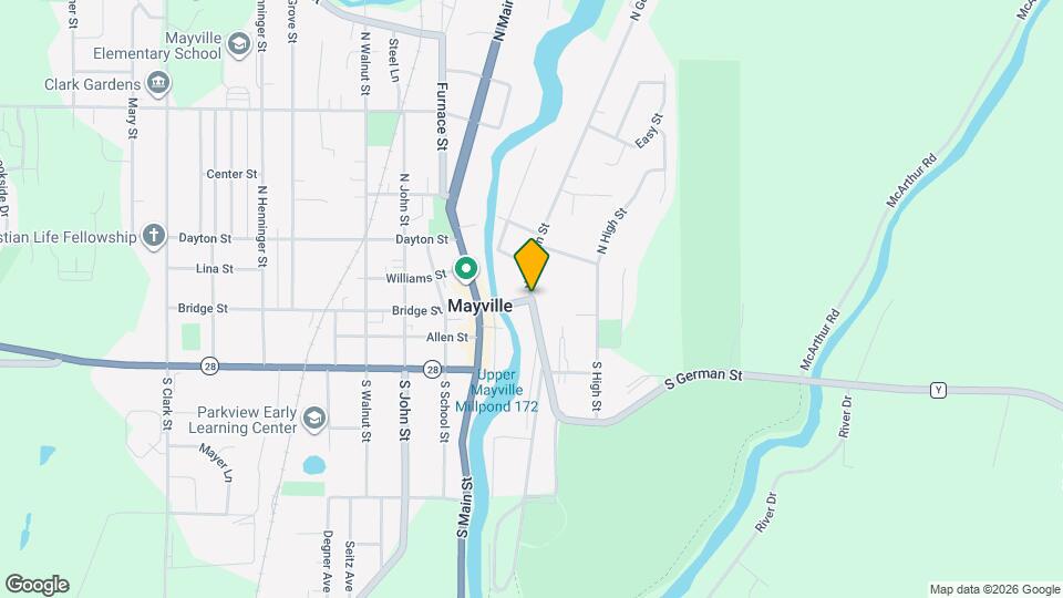 6 S German St Map and Location Details