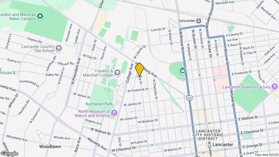 650 N Mary St Mapa y Detalles de la Ubicación