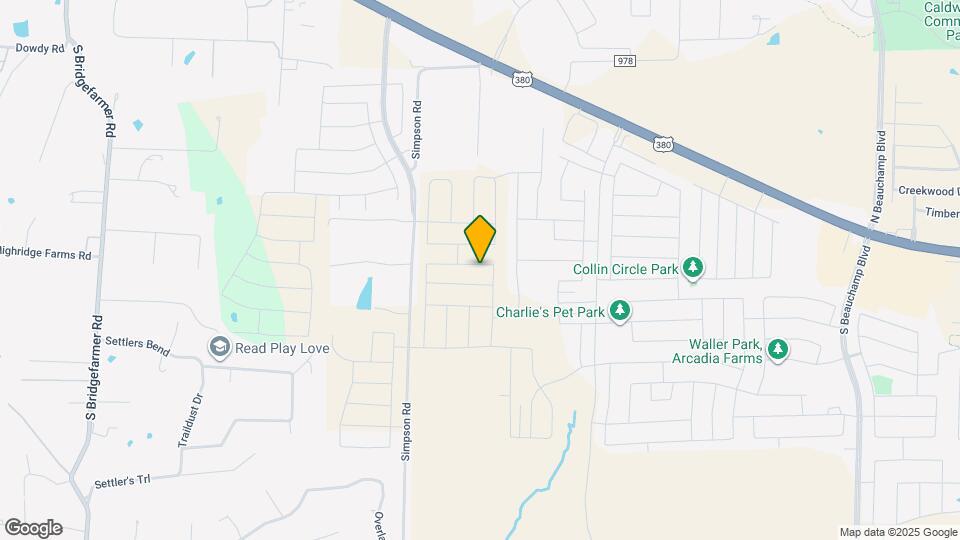 1028 Calley Pear Trl Mapa y Detalles de la Ubicación