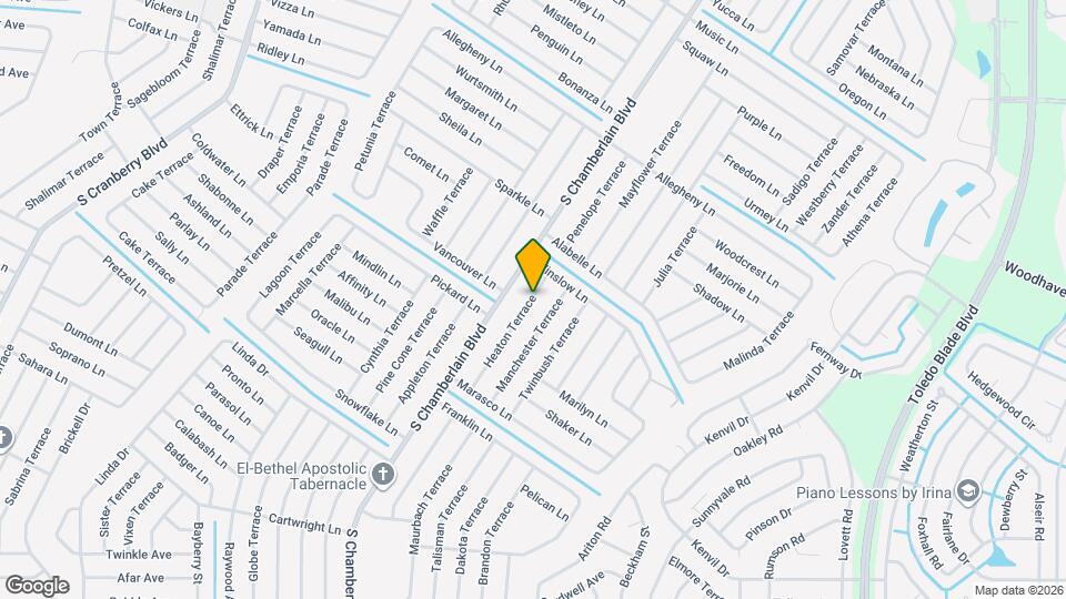 4066 Heaton Terrace Map and Location Details