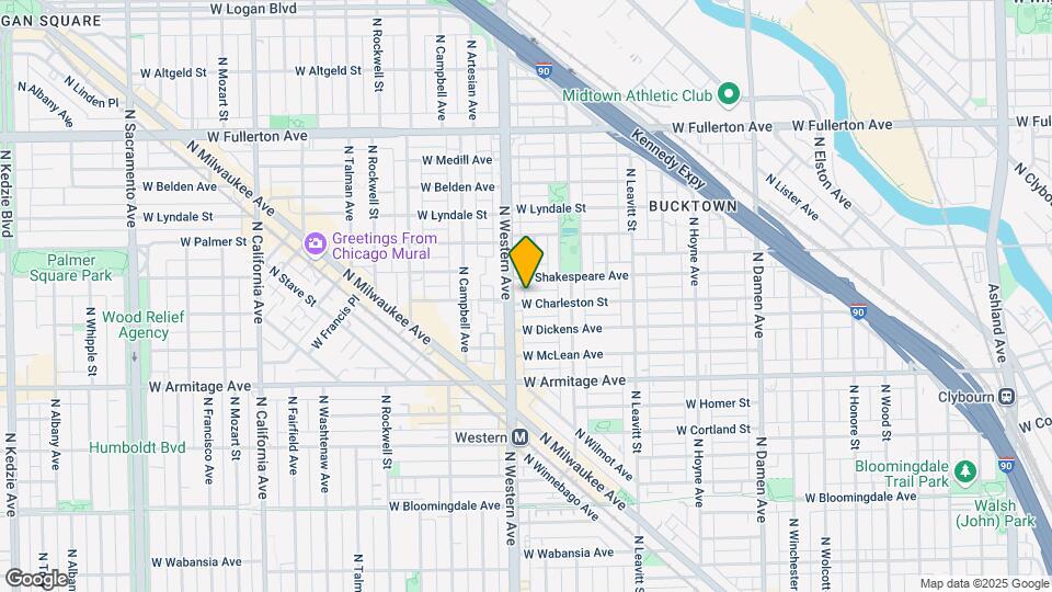 2344 W Charleston St, Unit 1R Mapa y Detalles de la Ubicación