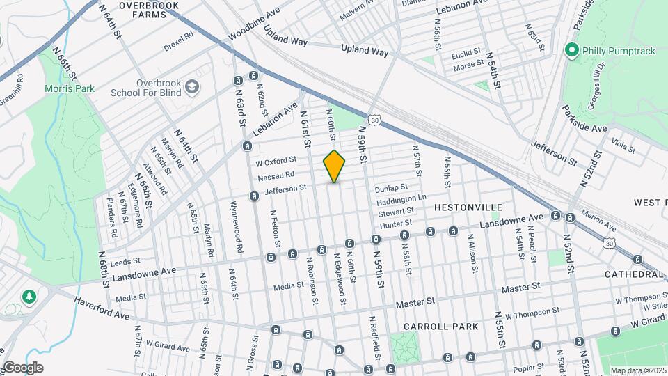 6008 Jefferson St, Unit First Floor Mapa y Detalles de la Ubicación