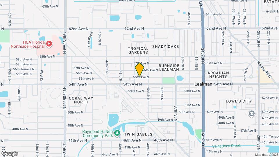 4124 55th Ave N Mapa y Detalles de la Ubicación