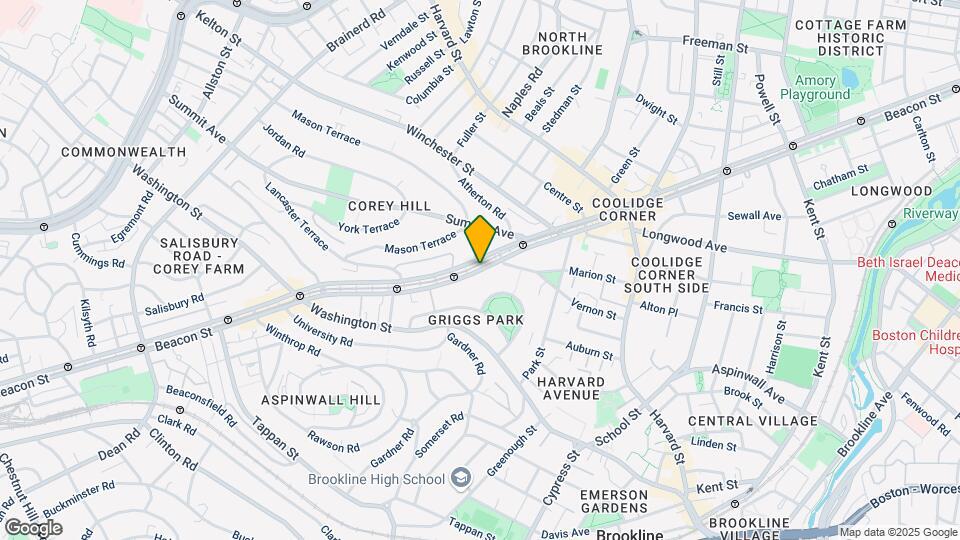 1461 Beacon St Map and Location Details