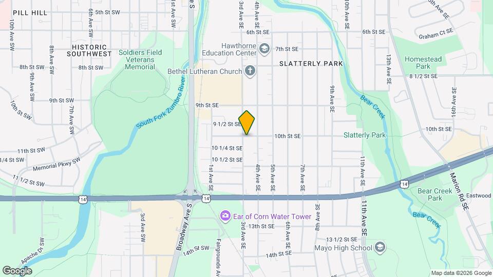 1006 3rd Ave SE Map and Location Details