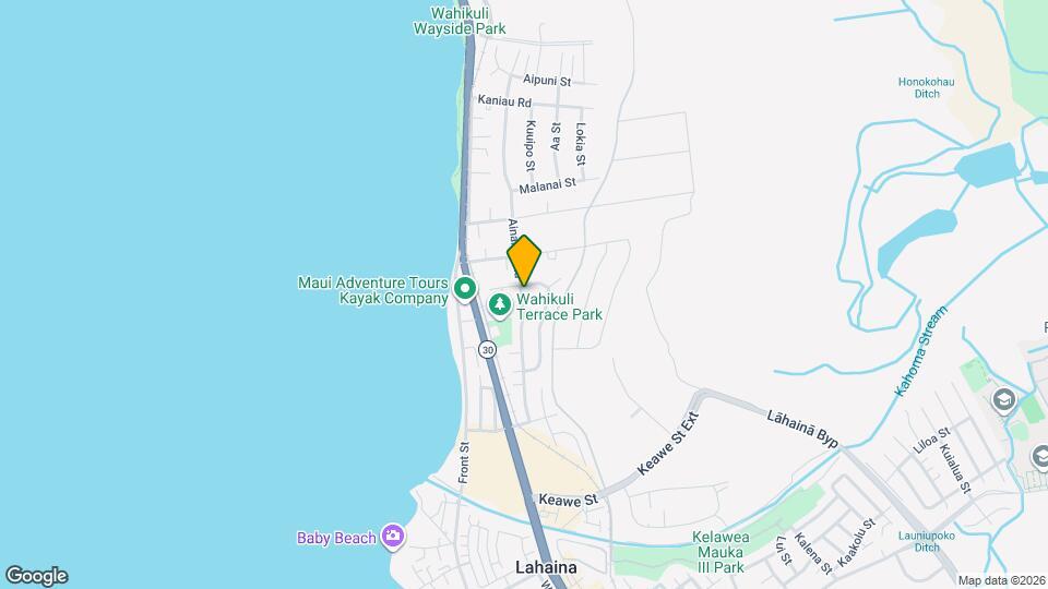 1402 Ainakea Rd Mapa y Detalles de la Ubicación