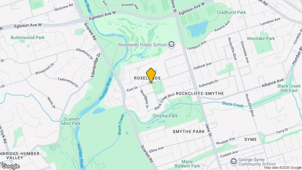 83 East Dr Map and Location Details