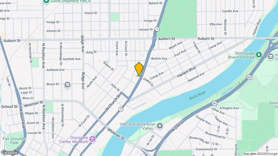 1224 N Main St, Unit 1224 Apt 2 Mapa y Detalles de la Ubicación