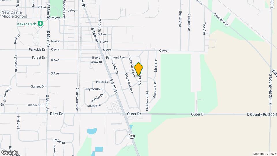 2817 S 23rd St Map and Location Details