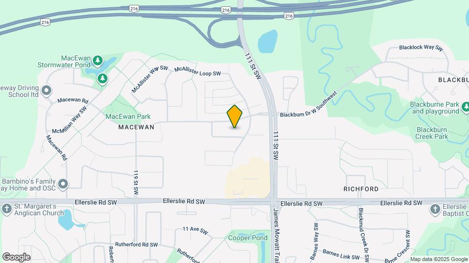 4314 McMullen Way SW Map and Location Details