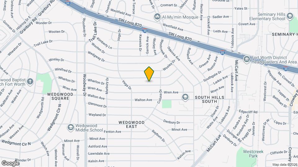 3520 Wharton Dr Map and Location Details