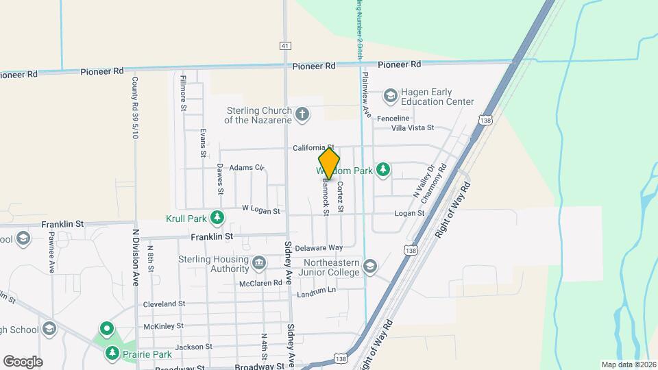 336 Bannock St Map and Location Details