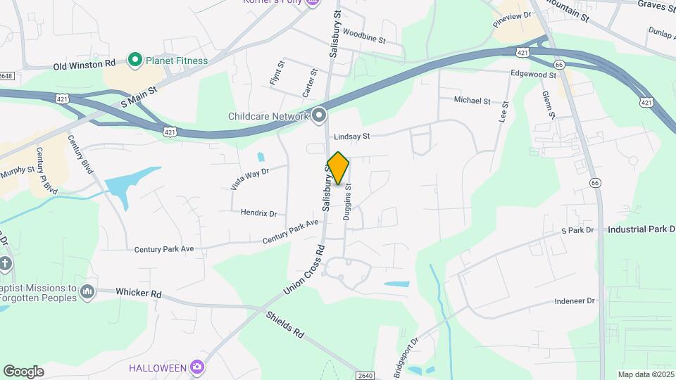 1023 Salisbury St Map and Location Details