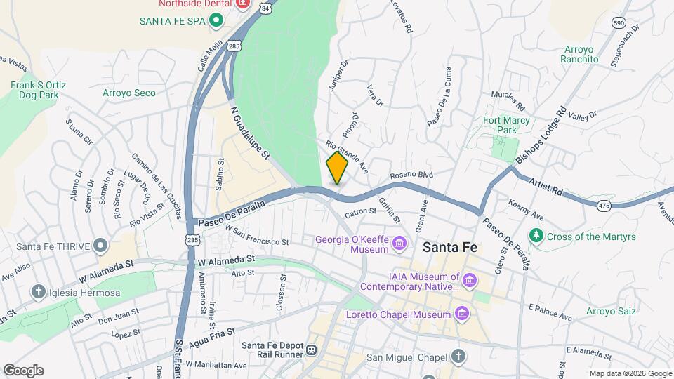 512 Sandia St Map and Location Details