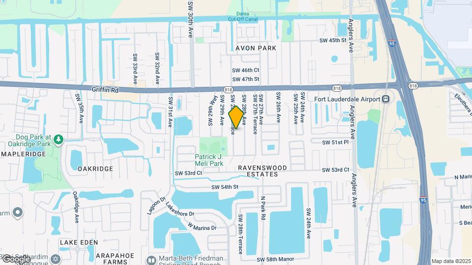 5020 SW 28th Terrace Map and Location Details