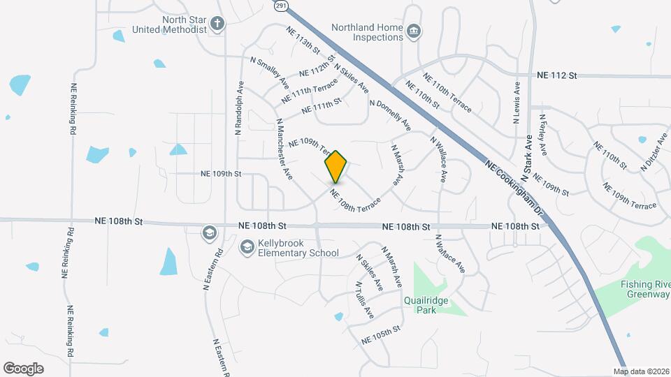 8000 NE 108th Terrace Map and Location Details