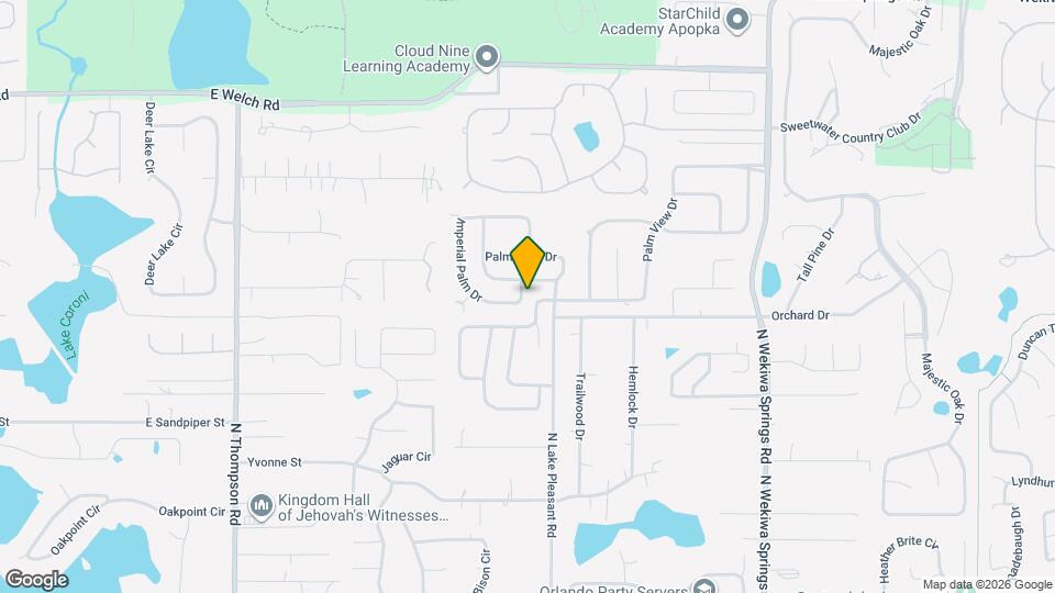 1608 Imperial Palm Dr Map and Location Details