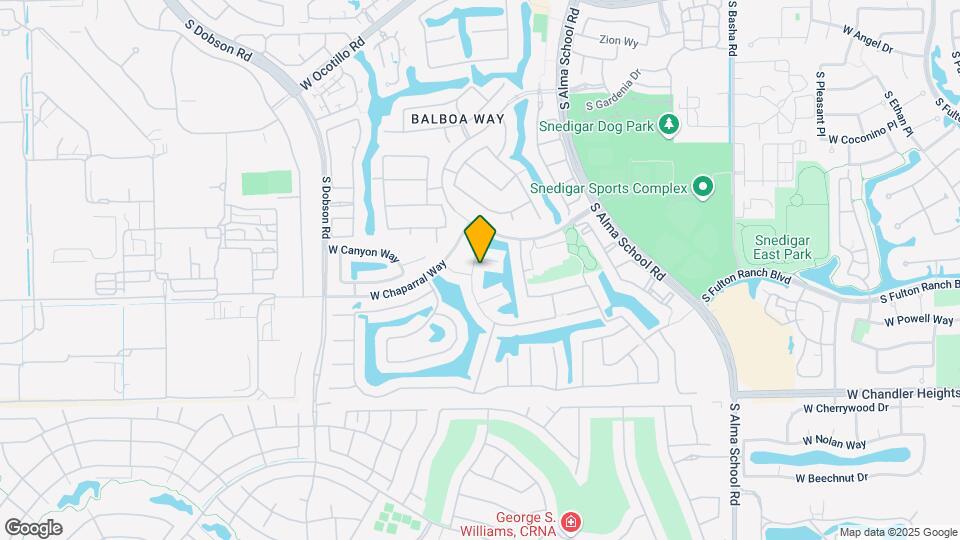 4683 S Oleander Dr Map and Location Details