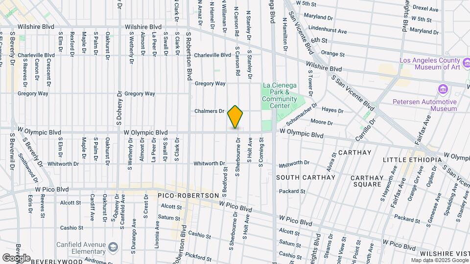 8641 W Olympic Blvd Map and Location Details