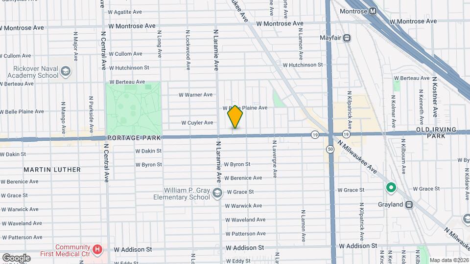 5124 W Irving Park Rd Map and Location Details