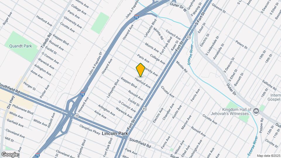 1374 Hanford Ave Map and Location Details