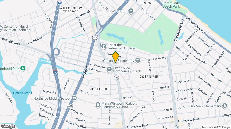 306 E Leicester Ave Mapa y Detalles de la Ubicación