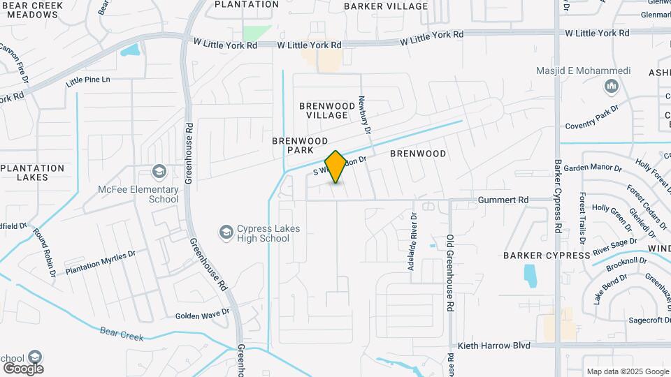 18818 Bonners Park Cir Map and Location Details
