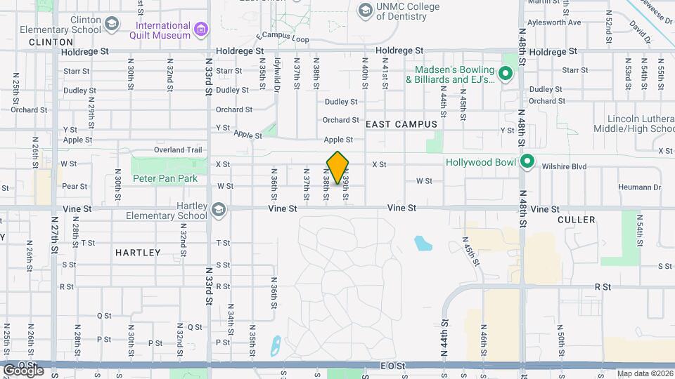 3829 W St Map and Location Details