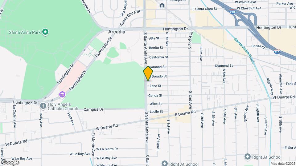 518 S Santa Anita Ave Map and Location Details
