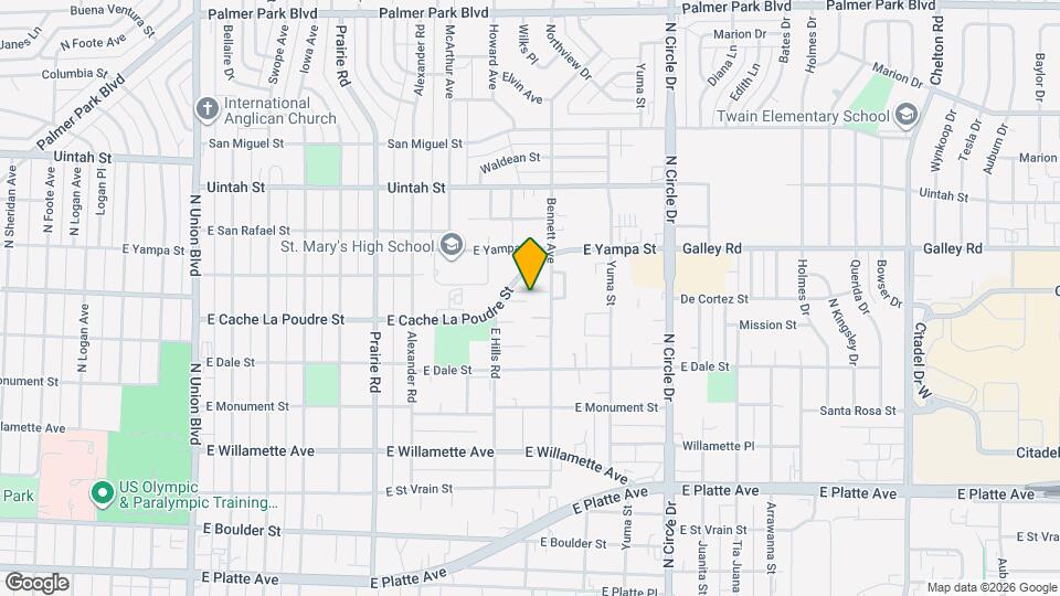 2522 Knob Hill Ct Map and Location Details